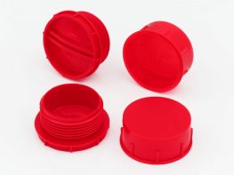 Threaded-end-caps